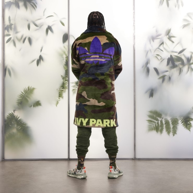 Abrigo De Piel Sintética Adidas (todos Los Géneros) Aop Camo