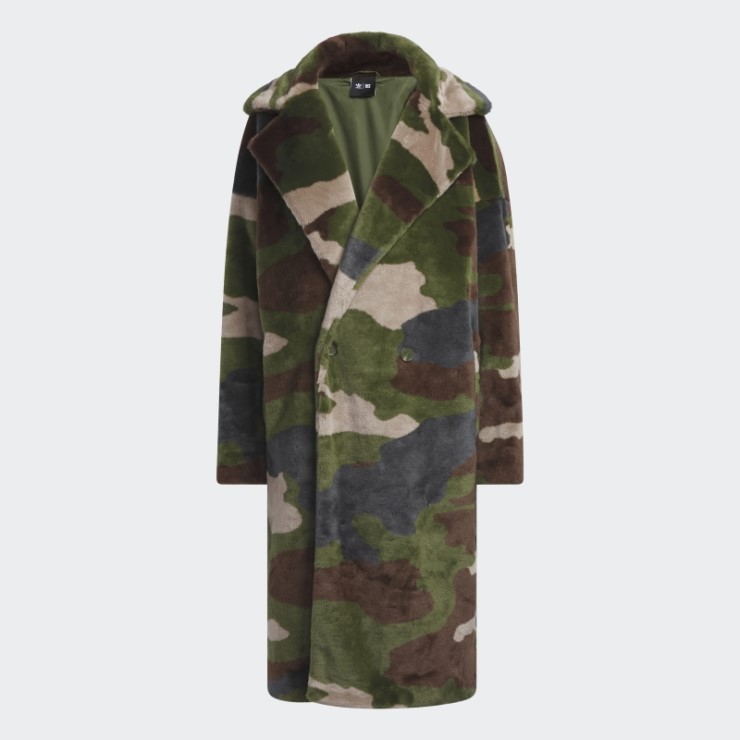 Adidas Aop Camo Abrigo De Piel Sintética (todos Los Géneros)