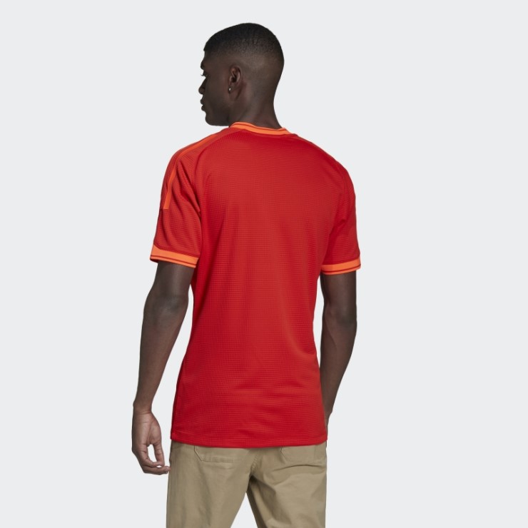 Adidas Rojo All Blacks Rugby Primeblue Réplica Camiseta De Entrenamiento