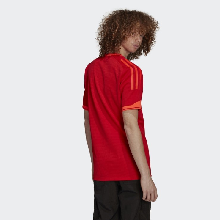 Adidas Rojo All Blacks Rugby Primeblue Réplica Camiseta De Entrenamiento