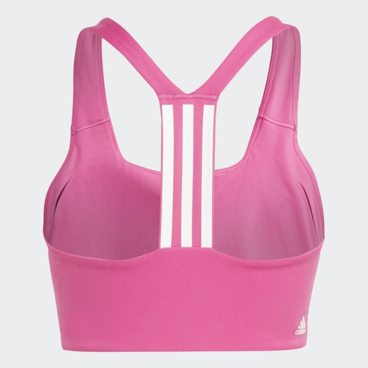 Sujetador Deportivo De Sujeción Media Adidas Powerimpact Fucsia