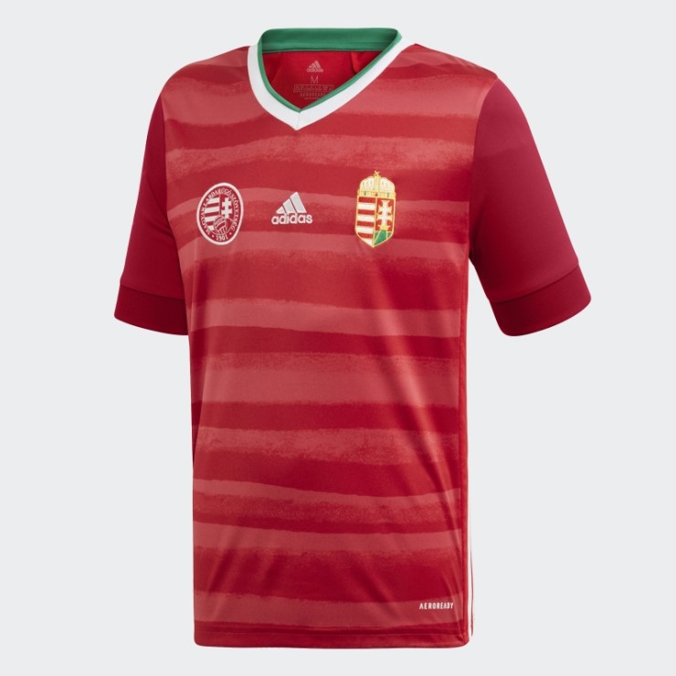 Camiseta Hungria Local Adidas Roja