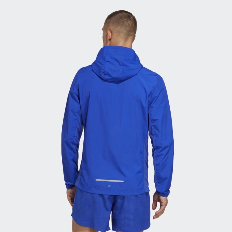 Chamarra De Calentamiento Para Correr Adidas Marathon Azul