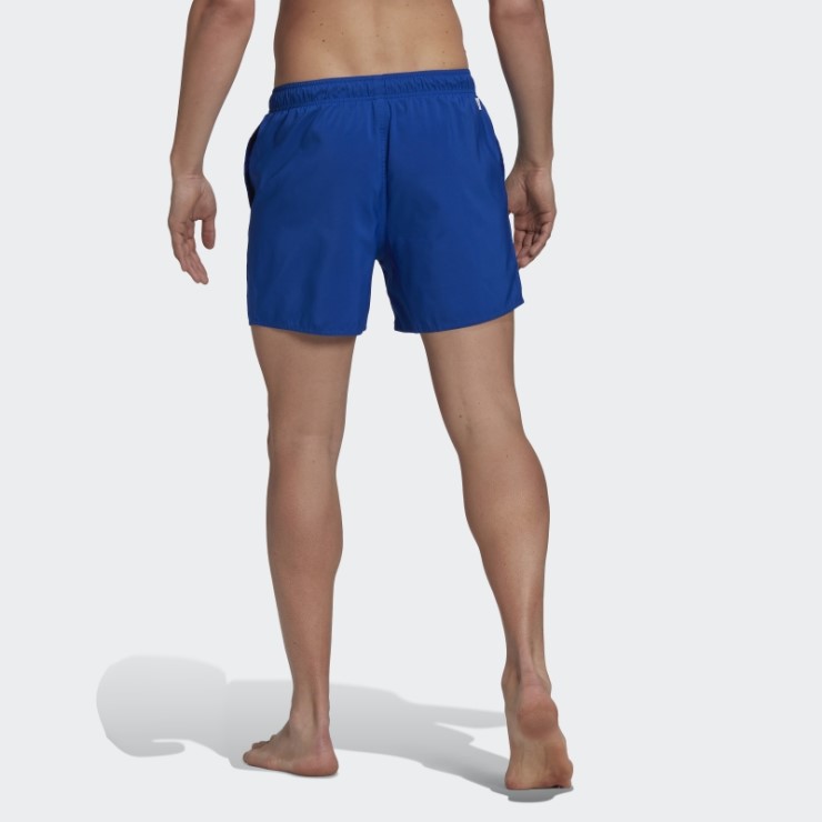 Shorts De Baño Lisos Azul Real De Adidas
