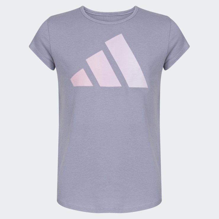 Camiseta Ss Essential Adidas Plata Violeta