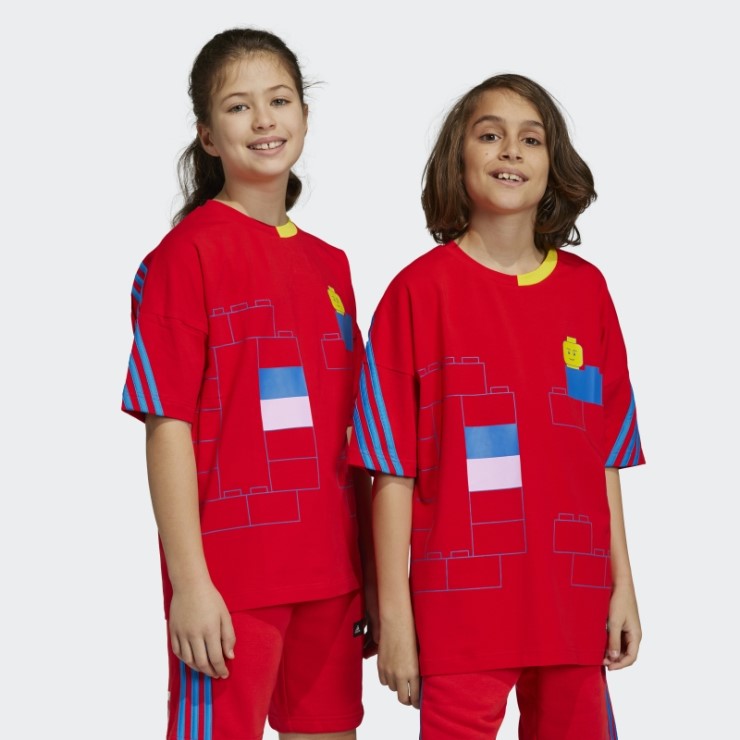 Camiseta Adidas X Classic Lego Roja Caliente