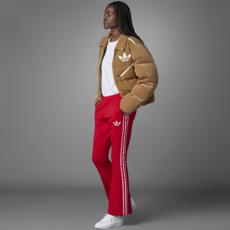 Chaqueta Acolchada De Terciopelo Marrón Desert Adicolor 70s De Adidas