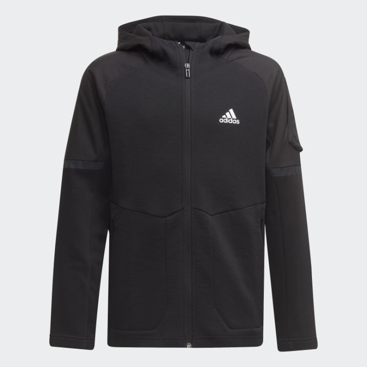 Diseñado Para Gameday Sudadera Con Cremallera Completa Adidas Negro
