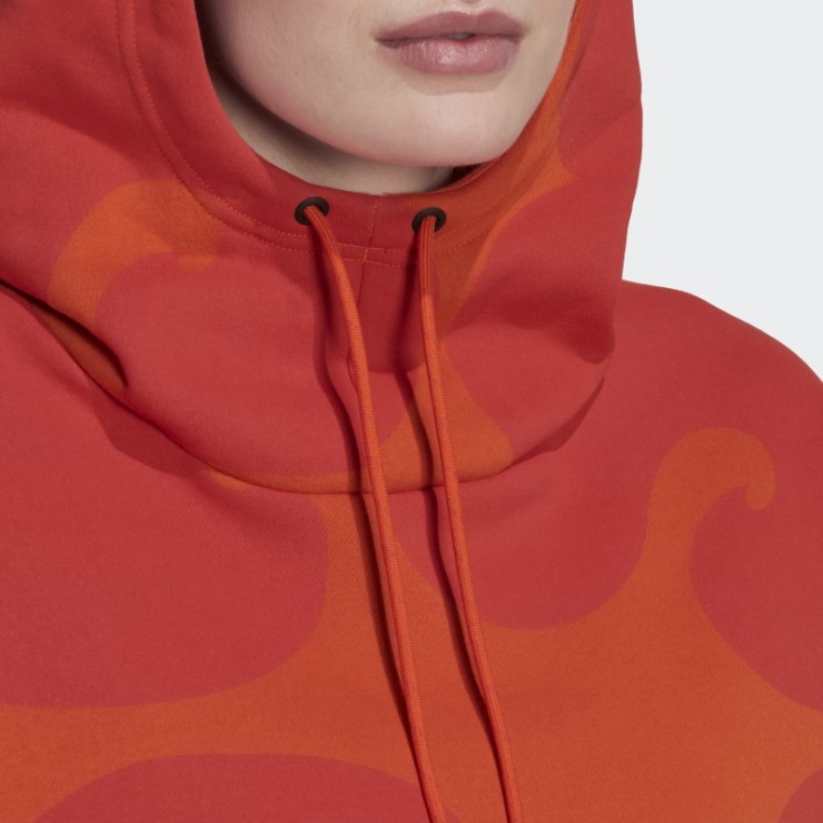 Sudadera Corta Marimekko Naranja Adidas