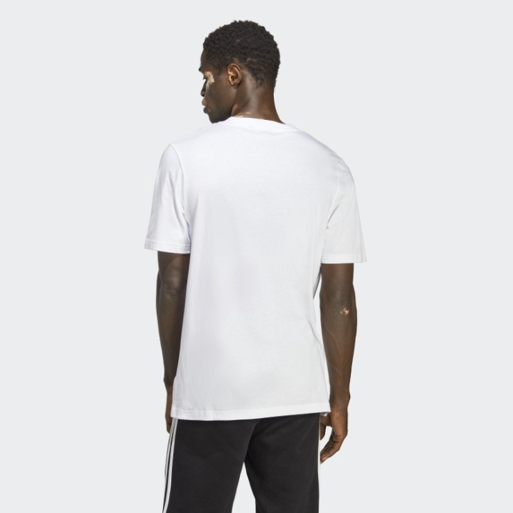 Camiseta Gráfica Monograma Blanco Adidas
