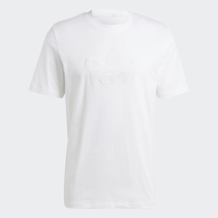 Camiseta Gráfica Monograma Blanco Adidas