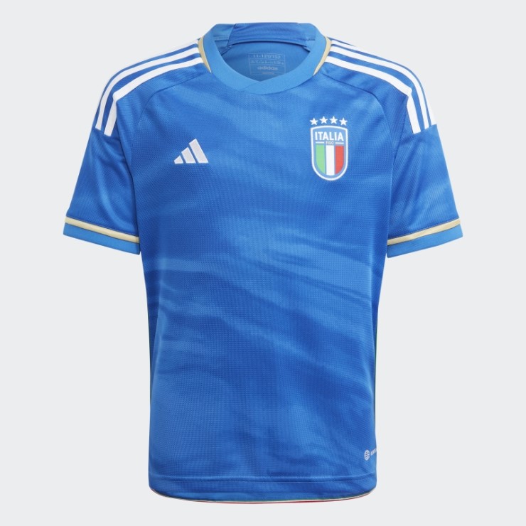 Camiseta Adidas Azul Italia 23 Primera Equipación