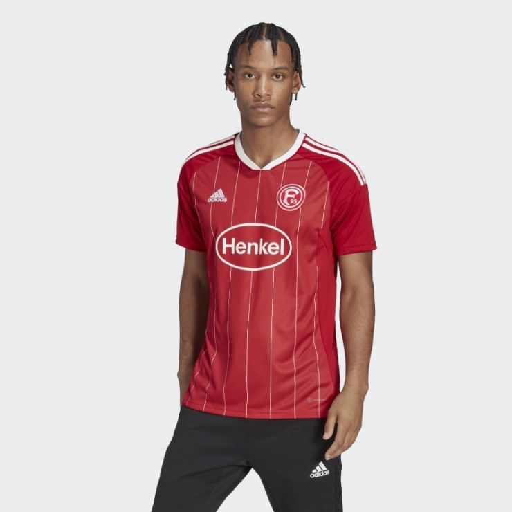 Camiseta Adidas Fortuna Düsseldorf 22/23 Primera Equipación Roja
