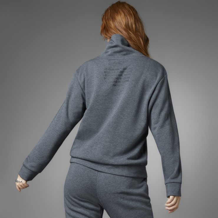 Sudadera San Valentin Gris Oscuro Jaspeado Adidas