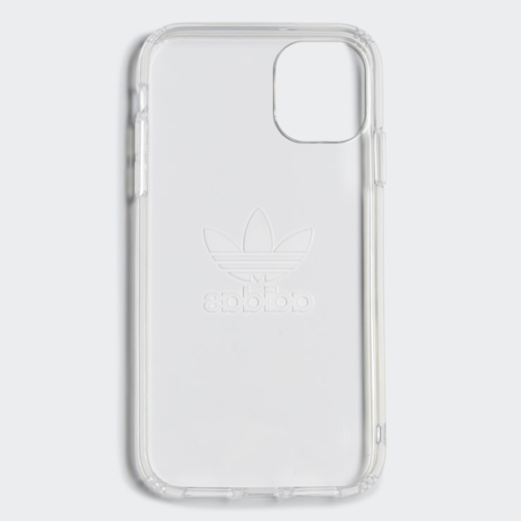 Adidas Plateada O Funda Protectora Transparente Con Logo Grande Para Iphone 11