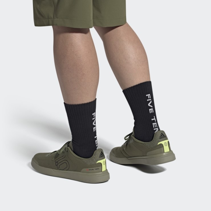 Zapatillas Adidas Olive Five Ten Sleuth Dlx Canvas Para Bicicleta De Montaña