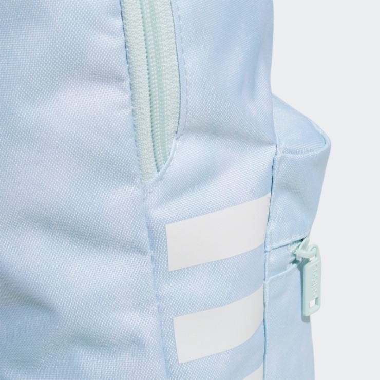 Mochila Clásica 3 Bandas Azul Claro Adidas