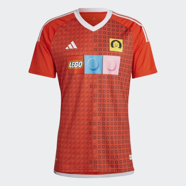 Adidas X Lego Tiro Primera Equipación Camiseta Moda Negrita Naranja