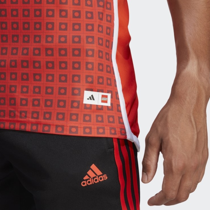 Adidas X Lego Tiro Primera Equipación Camiseta Moda Negrita Naranja