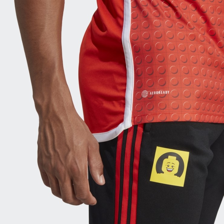 Adidas X Lego Tiro Primera Equipación Camiseta Moda Negrita Naranja