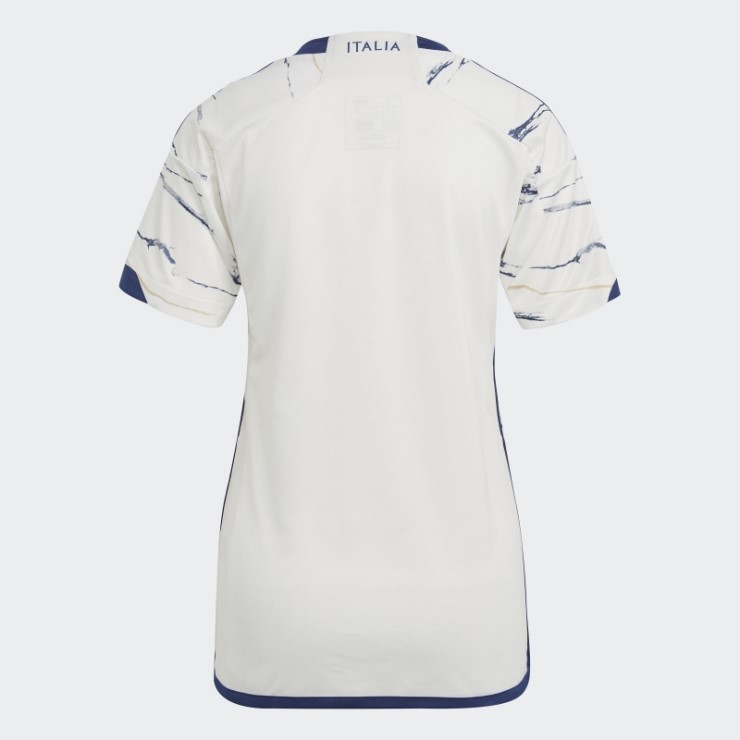 Camiseta Adidas Blanca Seleccion Italia Mujer 23 Segunda Equipacion