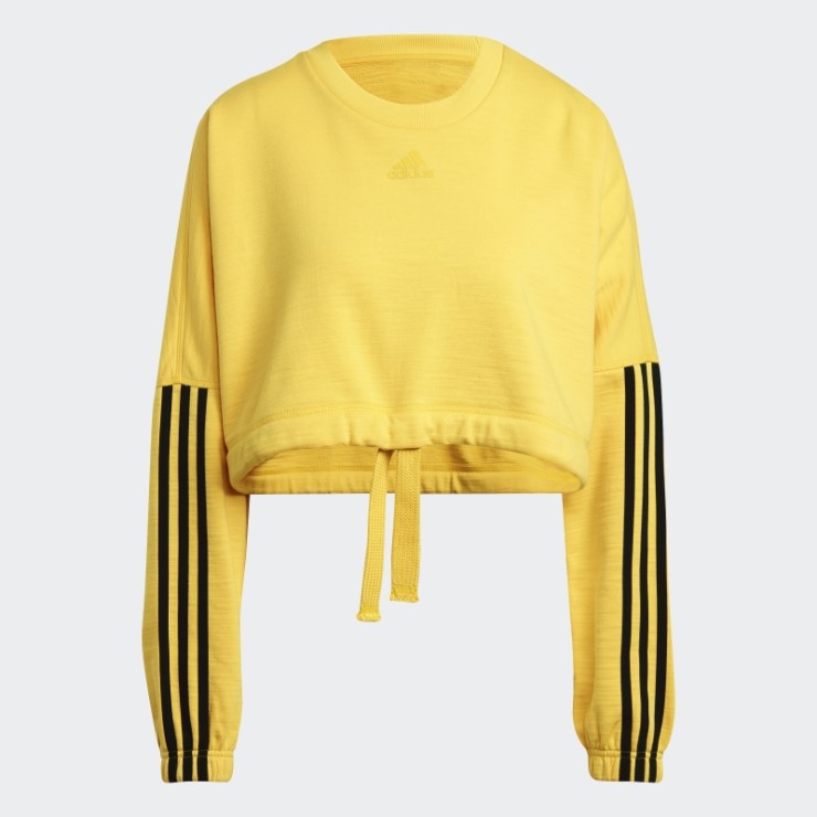 Sudadera Corta Dance Polivalente Adidas Dorado