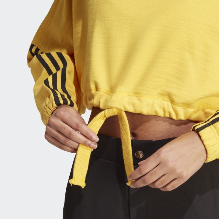 Sudadera Corta Dance Polivalente Adidas Dorado