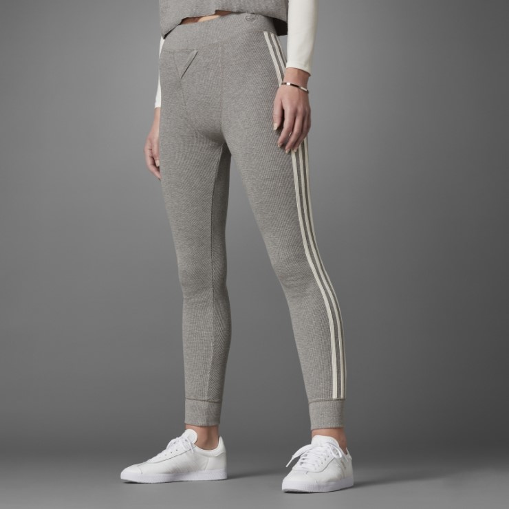 Medias Waffle De Talle Alto Versión Azul Core Heather Adidas