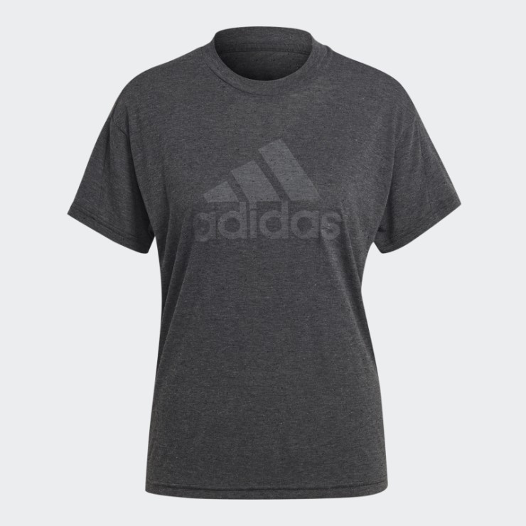 Camiseta Adidas Future Icons Winners 3.0 Negra Melange Caliente