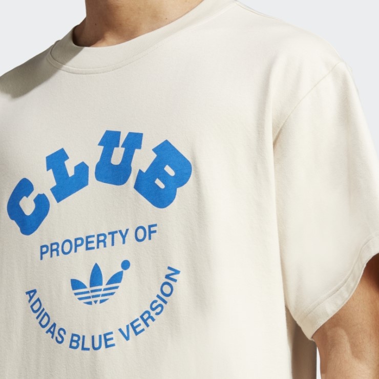 Camiseta Adidas Versión Azul Club Aluminio