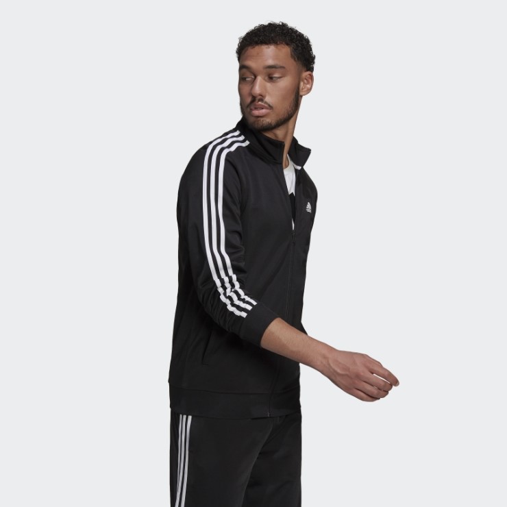 Camiseta Adidas Essentials Warm-up 3 Rayas Negro