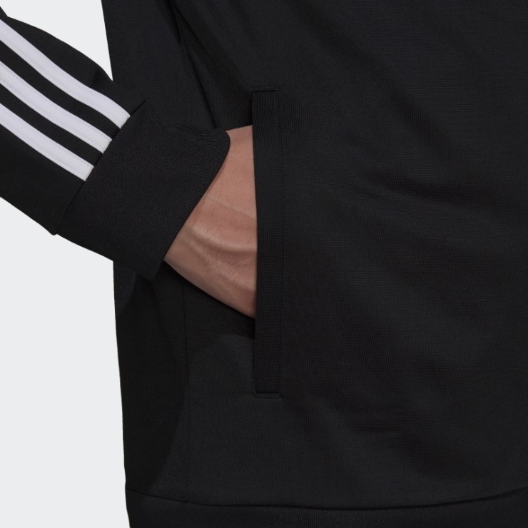 Camiseta Adidas Essentials Warm-up 3 Rayas Negro