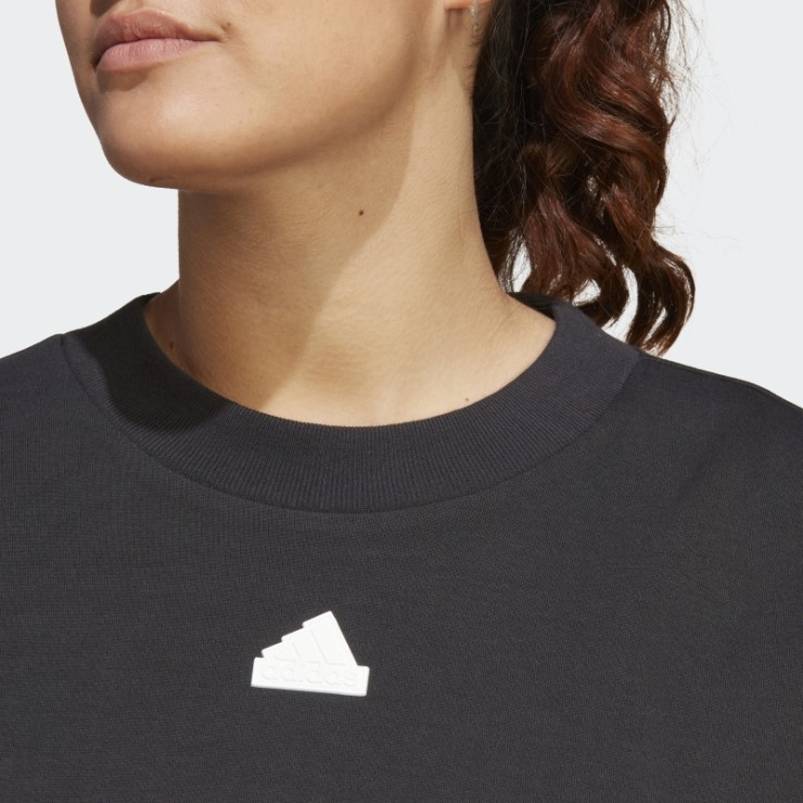 Sudadera Negra Adidas Future Icons 3-stripes (talla Grande)