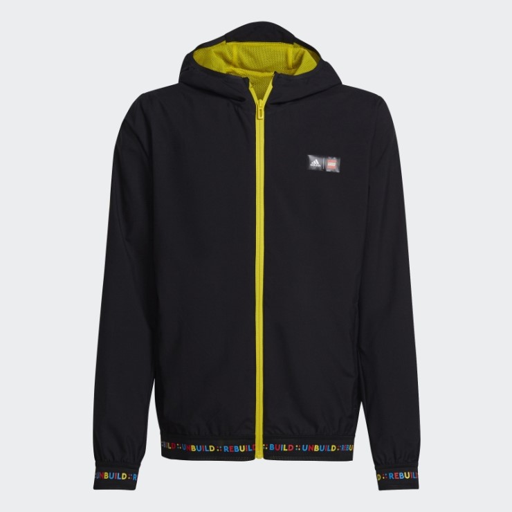 Cortavientos Adidas X Lego Play Negro Caliente