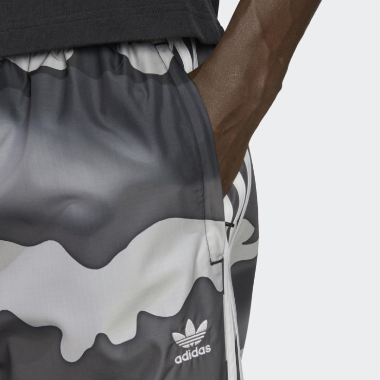 Adidas Pantalones Cargo Camuflados Gráficos Negros