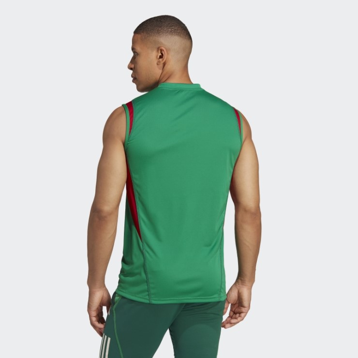 Camiseta De Entrenamiento Sin Mangas Mexico Tiro 23 Adidas Verde