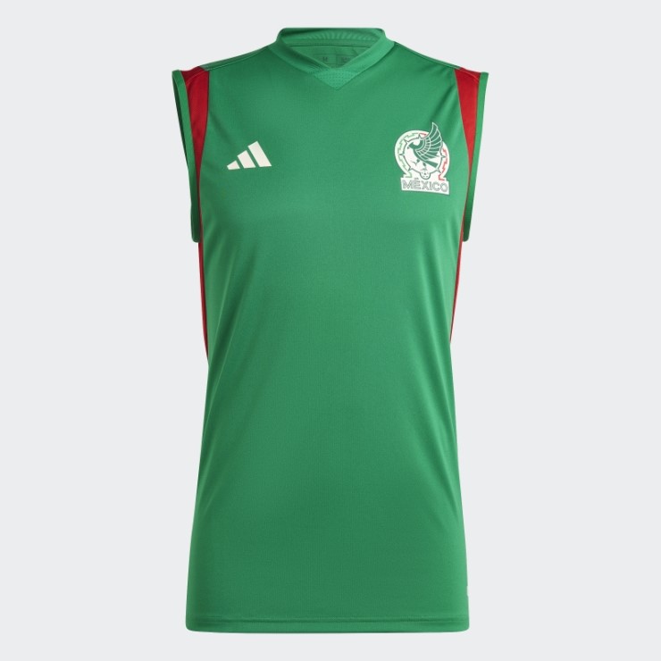 Camiseta De Entrenamiento Sin Mangas Mexico Tiro 23 Adidas Verde