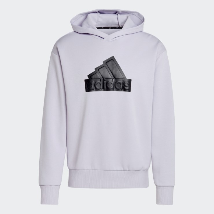 Adidas Silver Amanecer Iconos Del Futuro Insignia De Sudadera Con Capucha Deportiva