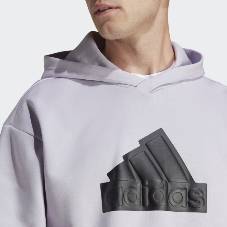 Adidas Silver Amanecer Iconos Del Futuro Insignia De Sudadera Con Capucha Deportiva