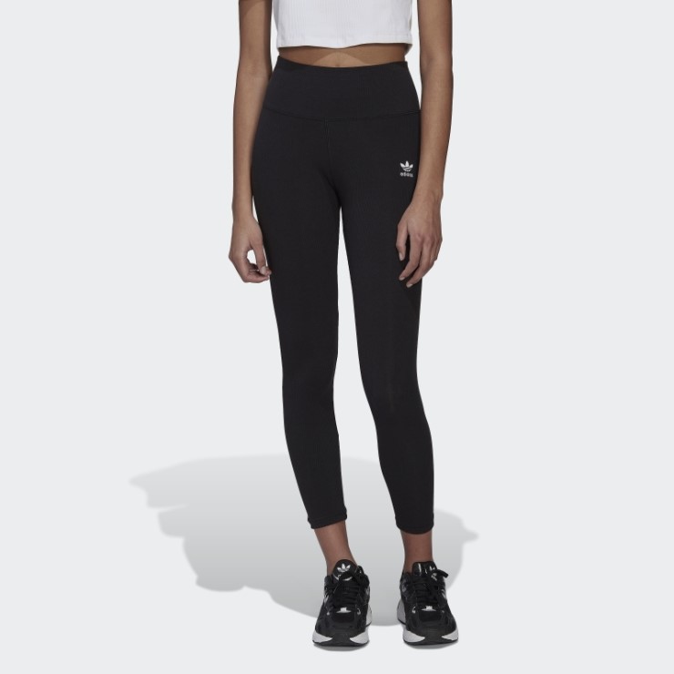 Leggings 7/8 Acanalados Adicolor Essentials+ Negro Adidas