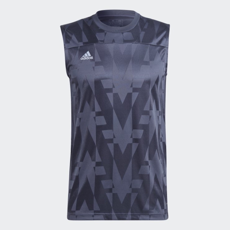 Camiseta Sin Mangas Adidas Tiro Azul Marino