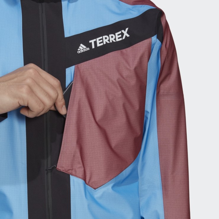 Chaqueta Adidas Shock Blue Techrock Light Gore-tex