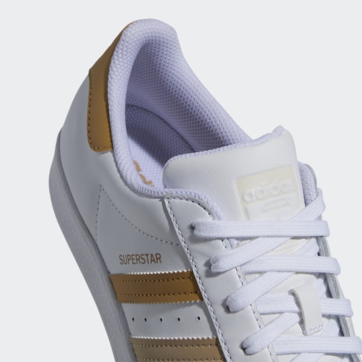 Zapatillas Adidas Superstar Beige Doradas