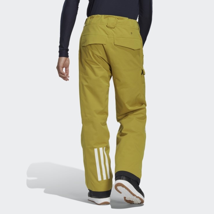 Pantalones De Chándal De Nieve Con Aislamiento De Dos Capas Adidas Terrex Resort Oliva