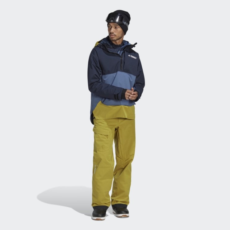 Pantalones De Chándal De Nieve Con Aislamiento De Dos Capas Adidas Terrex Resort Oliva