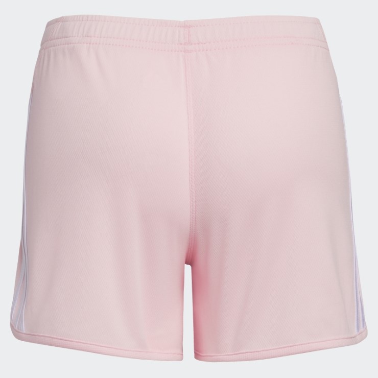 Pantalones Cortos De Malla De Rayas Rosas (talla Extendida) Adidas