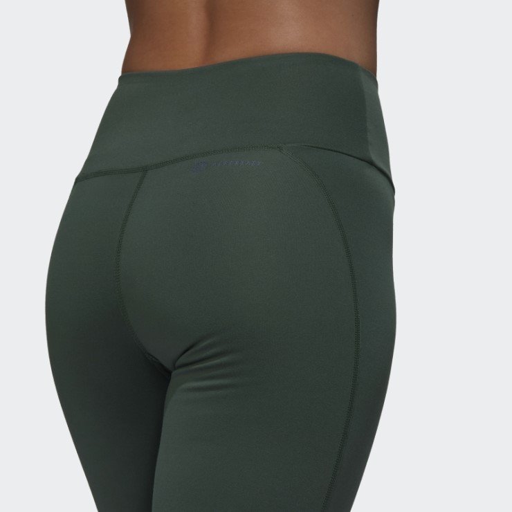Leggings De Talle Alto Verde óxido Yoga Essentials Adidas