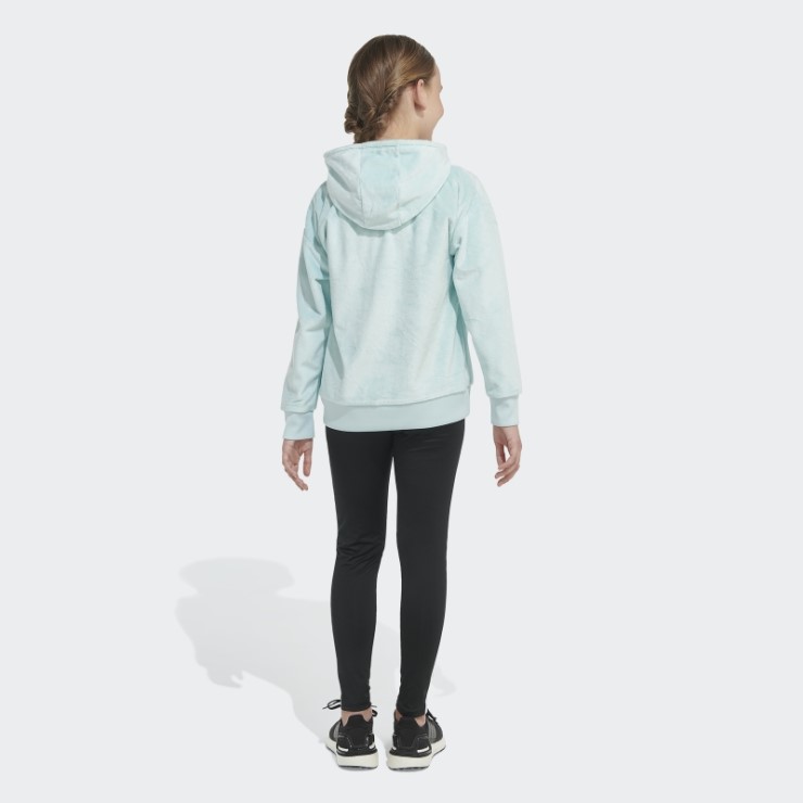 Sudadera Con Capucha De Forro Polar Acogedor Adidas Ice Mint
