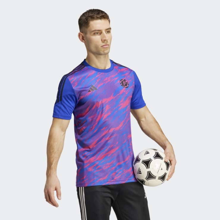 Camiseta De Entrenamiento Adidas Pogba Azul Moda