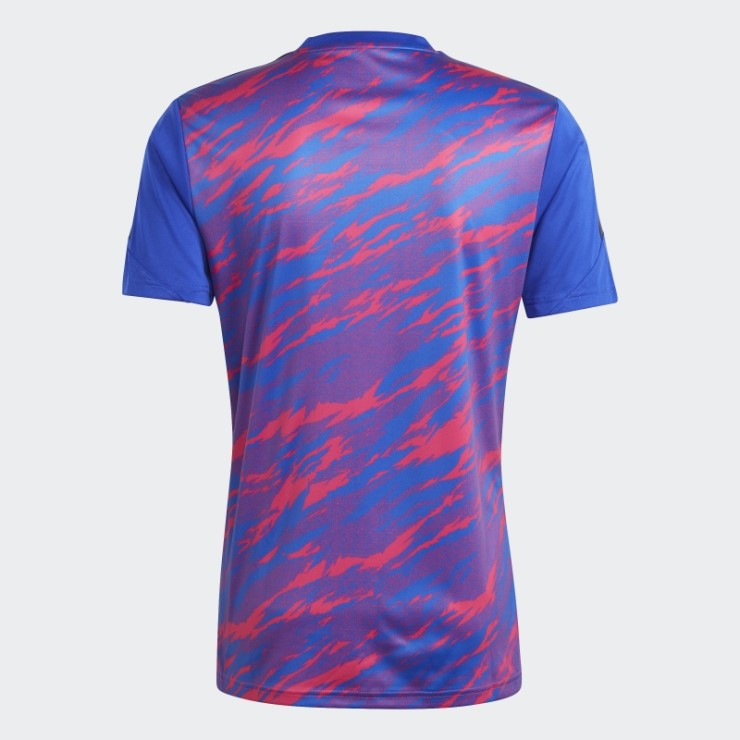 Camiseta De Entrenamiento Adidas Pogba Azul Moda